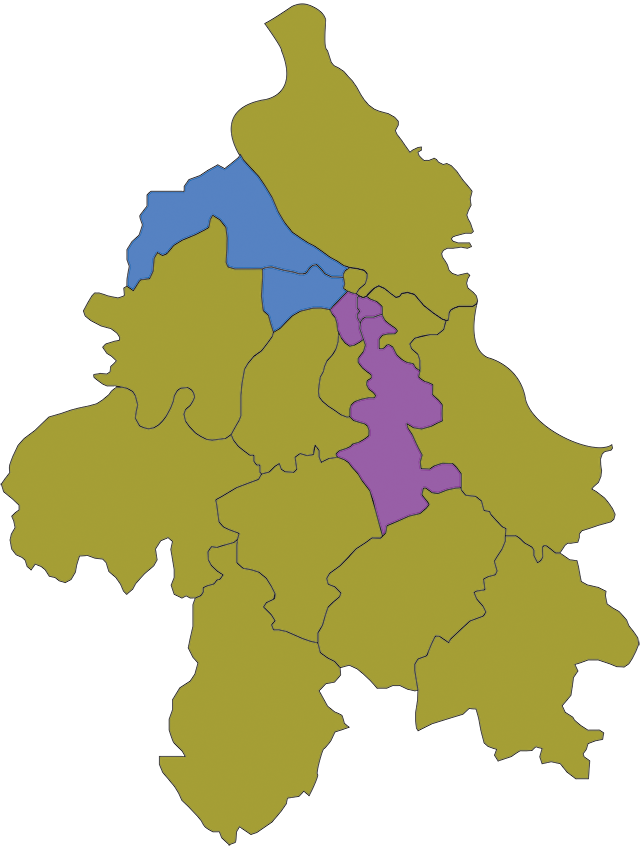 Mapa Beograda - zone dostave
